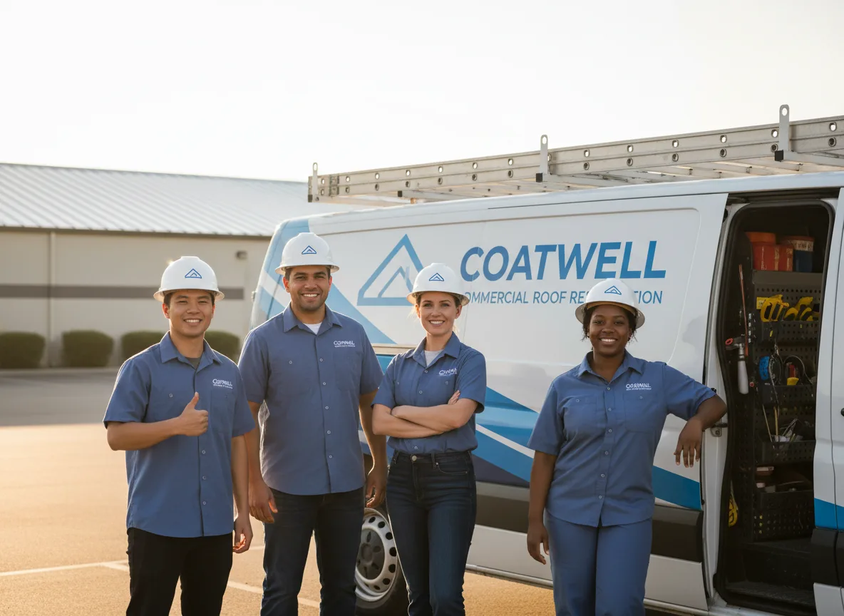 Commercial roof coating company in Leo, IN